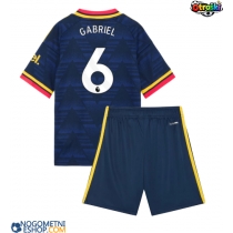 Otroški Nogometni dresi Arsenal Gabriel Magalhaes #6 Gostujoči 2026-27 Kratek Rokav (+ Kratke hlače)
